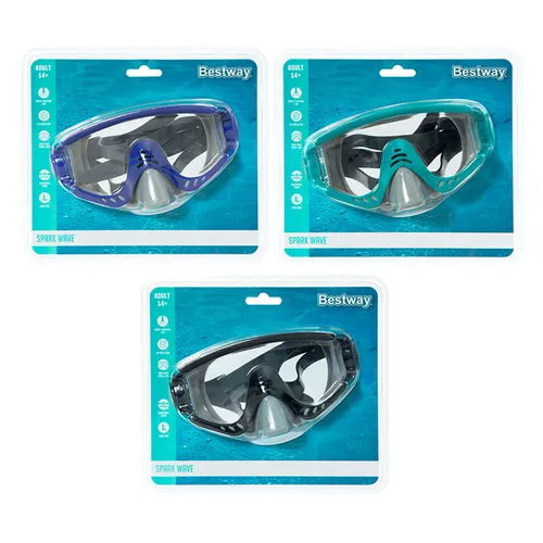 Vista 6 de Bestway Mascara Buceo Junior Correa Anatomica Color Surtido +7 Años Playa y Piscina 22039