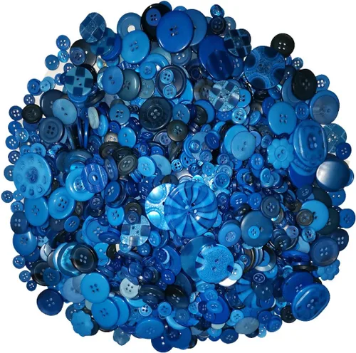 Vista 6 de 1600 Botones Negros para Manualidades a Granel, Botones Negros para Manualidades de Tamaños Variados para Manualidades DIY, Costura y Decoraciones