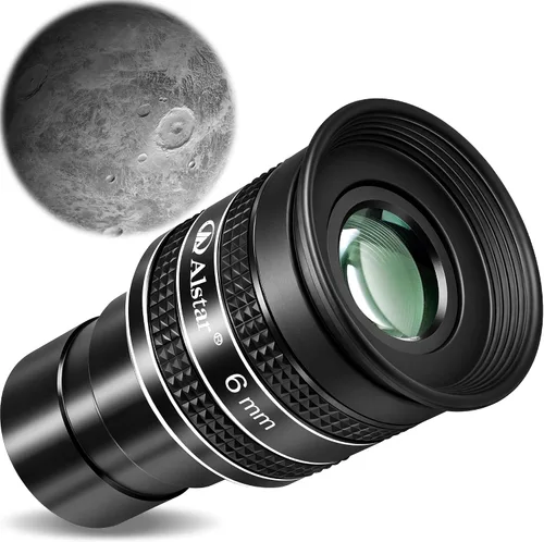 Vista 13 de Ocular telescopio Alstar 0.787 in, ocular planetario 58Degree lente gran