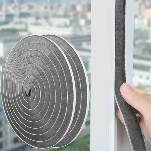 Vista 18 de Burlete autoadhesivo gris insonorizante de 33 pies para puertas y ventanas, 0.4 pulgadas de ancho x 0.2 pulgadas de grosor