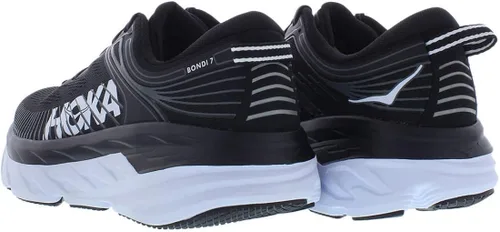 Vista 3 de HOKA ONE ONE Bondi 7 - Tenis de correr para hombre, NegroBlanco