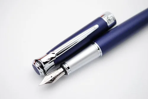 Vista 2 de Picasso 903 Pluma estilográfica Sweden Flower King en caja original, mate violeta