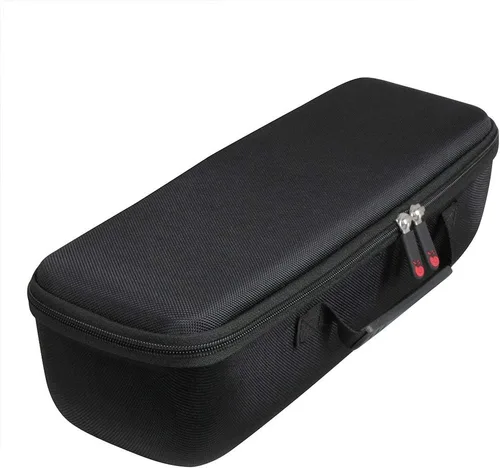 Vista 5 de Hermitshell Estuche de viaje para secador de pelo Revlon/Umeely de un solo paso y cepillo de aire caliente voluminizador (negro+rojo ciruela)
