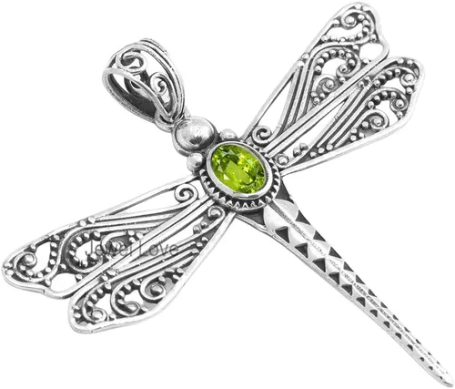 Vista 35 de Collar de plata de ley 925 para mujer, collar con colgante de piedras preciosas auténticas, collar con colgante hipoalergénico para regalo