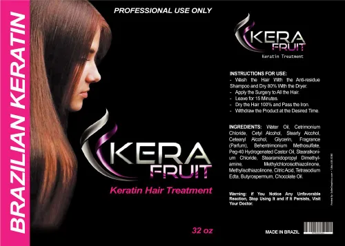 Vista 7 de Keratina kera Fruit 16oz/16.9 fl oz. kit con champú. Tratamiento De Keratina Alisado profundo