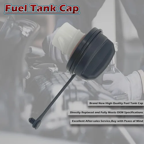 Vista 5 de Tapa de Relleno del Depósito de Combustible Compatible con Ford Crown Victoria E-150 Wagon Econoline E-250 E-350 Super Duty E-450 Escape Expedition