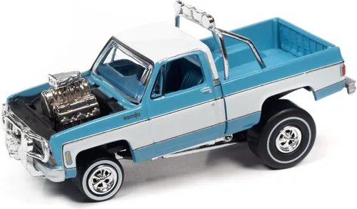 Vista 3 de Johnny Lightning 2021 Zingers 1973 Cheyenne 2011 Camaro Set 1/64 Release 4 A