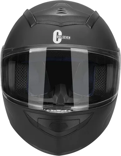 Vista 2 de Casco de motocicleta de cara completa para adultos con aprobación DOT, Casco de bicicleta de calle aerodinámico y ligero para hombres y mujeres