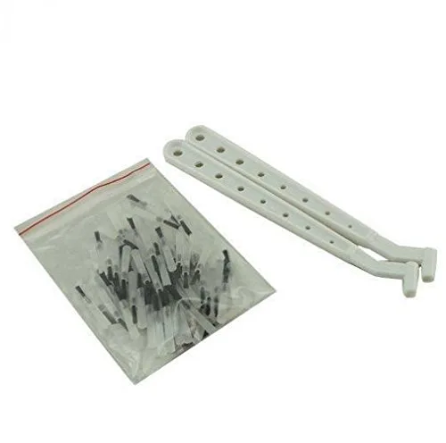 Vista 3 de 200pcs Dental Disposable Composite Brush Tips with 2 Brush Handles Dentist