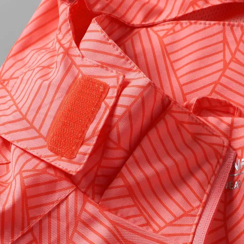Vista 7 de Chubasquero impermeable para mujer con capucha ligero cortavientos para senderismo
