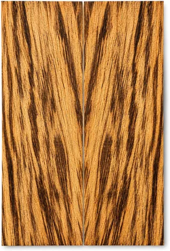 Vista 23 de IECAP LLC Paneles de madera a espejo de madera de palo negro africano para mango de cuchillo – Materiales para mango de cuchillo – Escalas