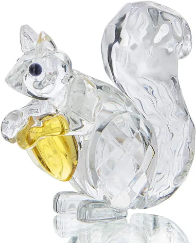 Vista 2 de H&D HYALINE & DORA Figura coleccionable de animales de cristal, pisapapeles, centro de mesa