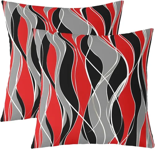 Vista 36 de Erosebridal Juego de 2 fundas de almohada rústicas con diseño de oso, de 16x16 pulgadas, fundas de almohada de cuadrícula de búfalo, fundas