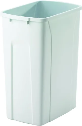 Vista 8 de Knape & Vogt QT27PB-PT - Cubo de basura de repuesto, 17.81 x 10.65 x 10.65 pulgadas Platino