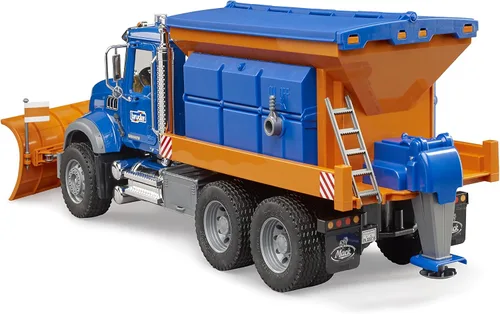 Vista 3 de Bruder Toys Mack Granite Servicio Invernal con Pala Quitanieves