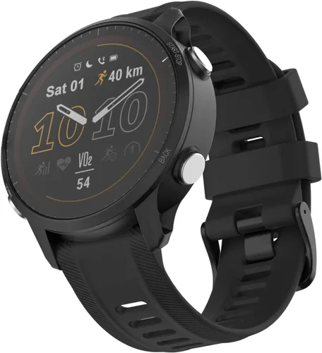 Vista 2 de ISABAKE Correa de reloj para Garmin Forerunner 955/945/745, correa de repuesto de silicona de 0.866 in para pulseras Fenix 5/6/Approach S60 Blanco