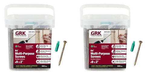 Vista 11 de GRK Fasteners R4™ #9 x 1-1/2" Tornillos multiusos para enmarcar, 820 PCS