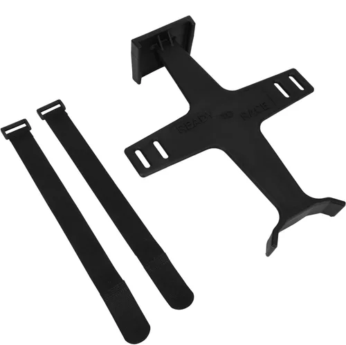Vista 8 de Protector universal de horquilla de motocicleta, abrazadera de soporte de horquilla de 11.2 pulgadas, protector guardián de suspensión con 2 correas