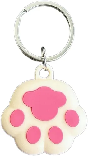 Vista 16 de Yatchen Bonita funda de silicona para AirTag 2021 Finder Fun 3D Cartoon Animal Anti Scratch Llavero Tracker Protector Bluetooth (Béisbol, 1 unidad)