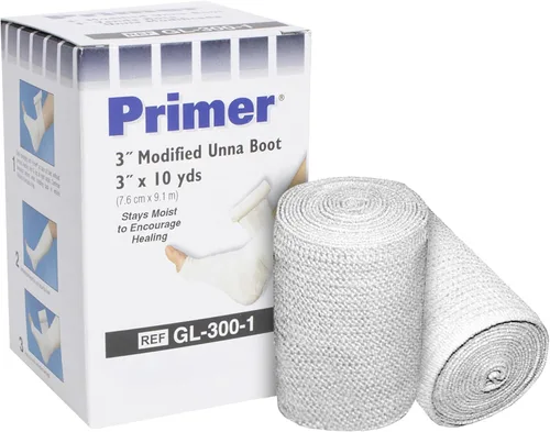 Vista 6 de Unna Botas con óxido de zinc, 3" x 10 yardas, 1 caja de 12, envueltas individualmente