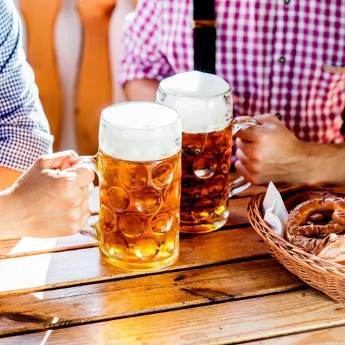 Vista 5 de HomeWetBar Oktoberfest - Taza de cerveza personalizada para celebraciones del Oktoberfest