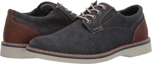 Vista 7 de Nunn Bush Barklay lona para hombre con cordones Oxford