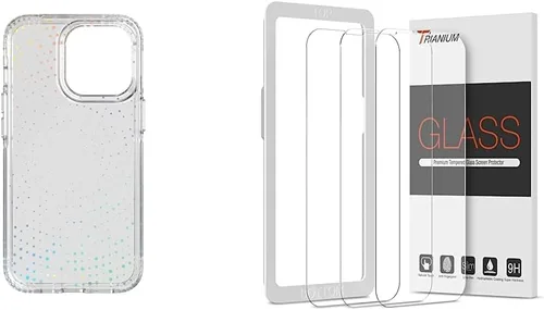Vista 9 de Tech21 Evo Sparkle - Funda brillante para iPhone 13 con protección contra caídas de 12 pies
