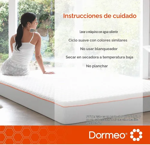 Vista 7 de Dormeo Protector de colchón Premium Twin XL - Enfriamiento