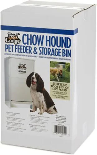 Vista 9 de Little Giant Chow Hound - Medidor pesado, capacidad de 25 libras, plateado