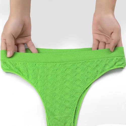 Vista 5 de Ropa interior sin costuras para mujer, bragas invisibles, suaves, elásticas, hipster