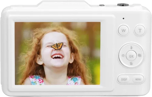 Vista 11 de Cámara digital 4K, cámara de video de bolsillo de 48MP con zoom digital de 16X y luz de flash, pantalla HD IPS de 2.8 pulgadas, cámara compacta