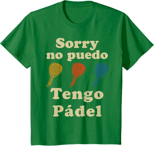 Vista 4 de Funny I Have Padel Player Sport en Español Camiseta Hombre