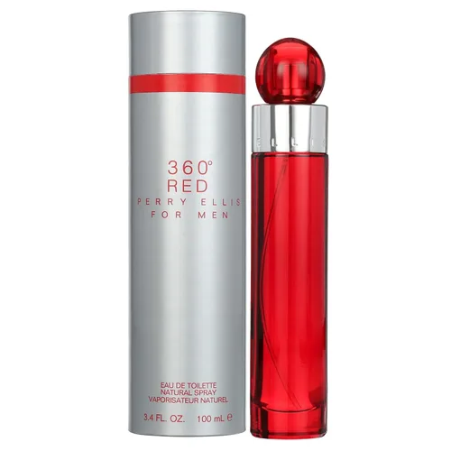 Vista 8 de Perry Ellis Eau de Toilette 360 Red para hombres con atomizador, 1.7 onzas