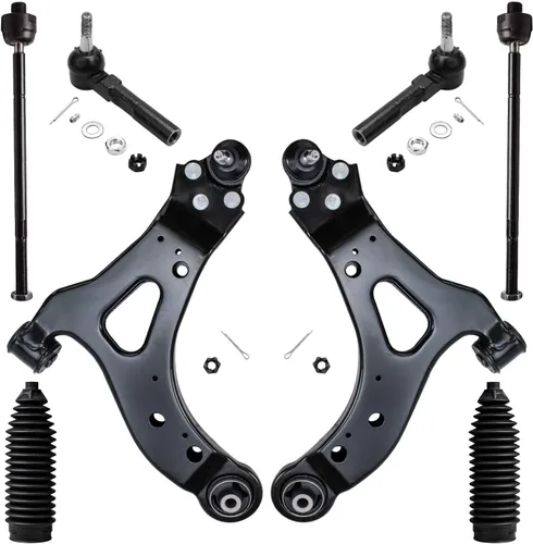 Vista 50 de Detroit Axle - Kit de brazos de control de extremo de 8 piezas para Toyota 2001-2003 Highlander 2002-2003 Camry Lexus ES300, 2 conjuntos de brazos