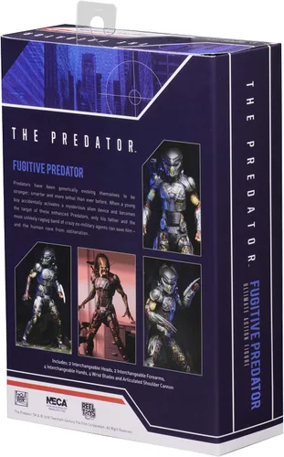 Vista 5 de NECA - Predator (2018) - Figura de acción a escala de 7 pulgadas, Ultimate Fugitive Predator