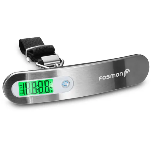 Vista 7 de Fosmon Báscula digital de equipaje (paquete de 2) con pantalla LCD digital, báscula de equipaje con capacidad de 110 libras, báscula portátil