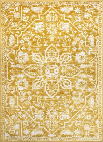 Vista 23 de Well Woven - Alfombra tejida estilo vintage con diseño de medallón, 68 x 120 cm