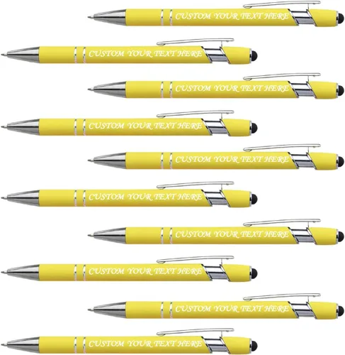 Vista 16 de VectWaby - Bolígrafos personalizados a granel, bolígrafo grabado con nombre, logotipo, lápiz capacitivo para pantallas táctiles, a granel
