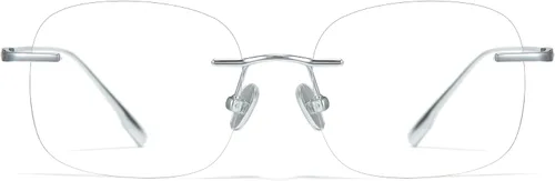 Vista 8 de Cyxus Rimless Pure Titanium Blue Light Blocking Glasses, Ultra Lightweight Frameless Computer Eyewear, Anti Screen Glare