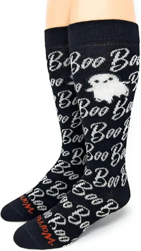 Vista 15 de WARRIOR ALPACA SOCKS - Calcetines acogedores de lana de alpaca divertidos de estilo novedoso/camping para hombres y mujeres Suaves, cálidos Negro