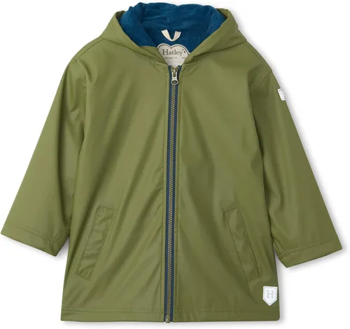 Vista 11 de Hatley Chaqueta impermeable unisex con cremallera para niños