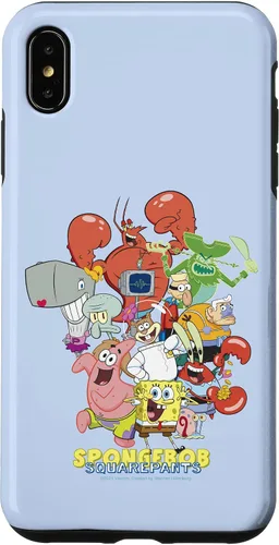 Vista 11 de Funda para iPhone 16 SpongeBob SquarePants Group Party Pose
