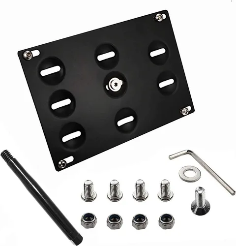 Vista 2 de x xotic tech Gancho de remolque para parachoques delantero, perno de montaje en placa de matrícula preperforado compatible con Lexus is-F GS LS RX