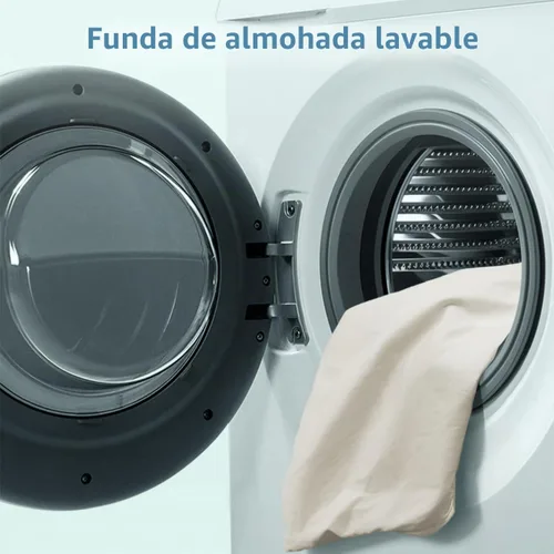 Vista 9 de USlixury Almohada de trigo sarraceno orgánico para dormir con funda