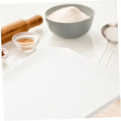 Vista 6 de SHOWERORO Bandeja para hornear tocino para microondas con protector de salpicaduras, bandeja de cocción para tocino crujiente para uso doméstico