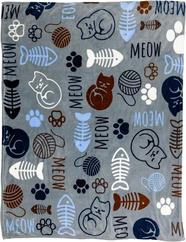 Vista 5 de Pet Lovers - Manta supersuave de 50 x 60 pulgadas, para dormitorio, sala de estar, primavera, vacaciones, niños, bebés, adultos y decoración, Gatito
