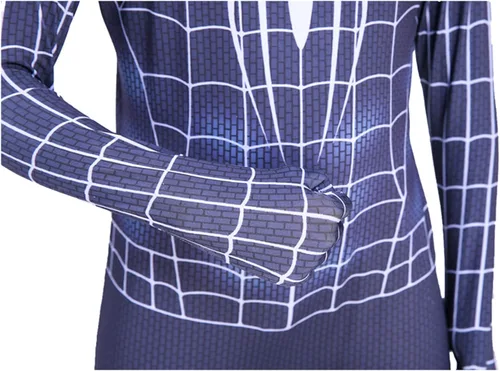 Vista 3 de Disfraz de superhéroe para niños Halloween cosplay elastano estilo 3D
