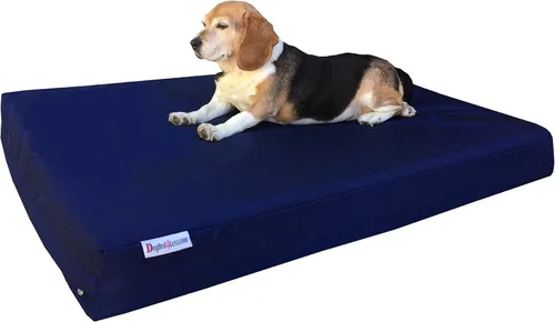 Vista 19 de Dogbed4less Cama de espuma de memoria para perros, ortopédica, con gel refrescante, forro impermeable con funda exterior duradera lavable