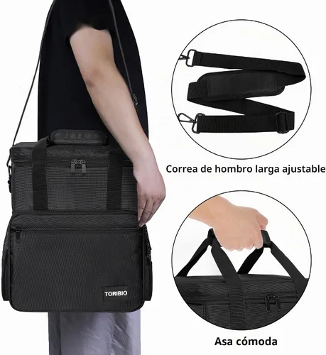Vista 5 de TORIBIO Bolsa de almacenamiento para batidora de cocina compatible con KitchenAid y accesorios extra, bolsa/estuche portátil para batidora de 4.5