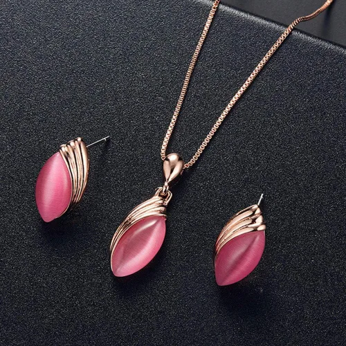 Vista 5 de shlutesoy Regalo del día de San Valentín, collar con colgante de marquesa de piedras preciosas falsas para mujer, Aleación, piedras preciosas